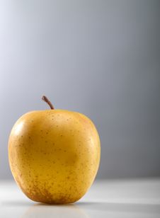 Golden Apple Stock Image