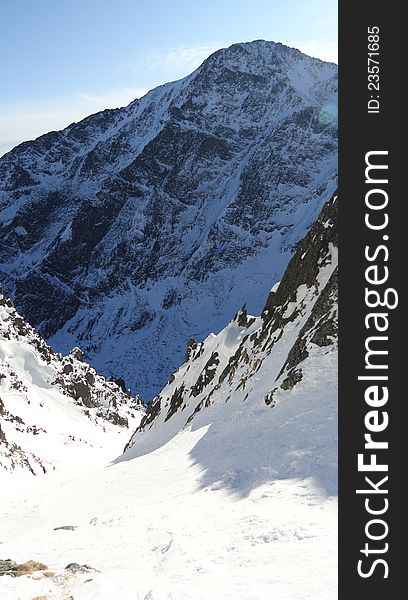 Summit in Tatra mountains, Slovakia. Summit in Tatra mountains, Slovakia