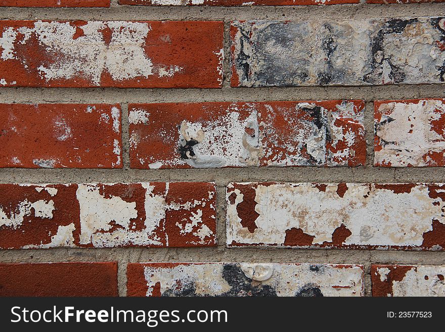 A urban brick wall texture.