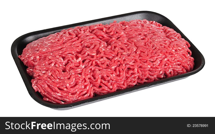 Fresh ground meat with some fat. Fresh ground meat with some fat.