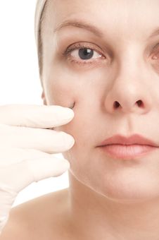 Facial Surgery Royalty Free Stock Photography Facial Surgery Royalty Free Stock Photography