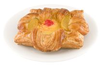 Peach Danish Pie Stock Photography Peach Danish Pie Stock Photography