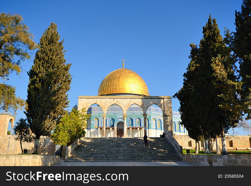 Dome of the Rock in Jerusalem, Israel.
