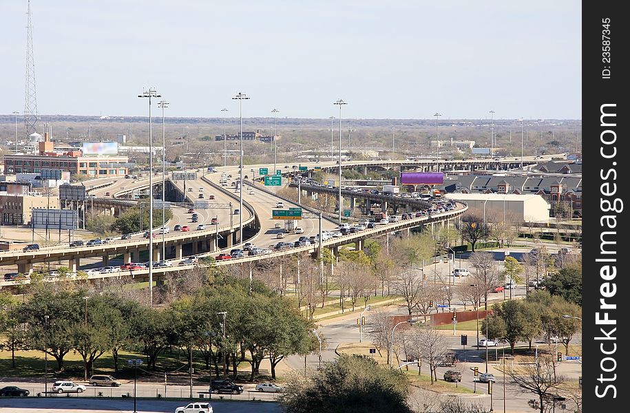 It is a group highway connect downtown and suburban in city,USA.