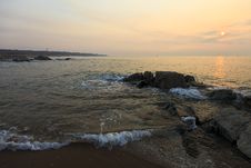 Sunrise Over The Sea Stock Photos Sunrise Over The Sea Stock Photos