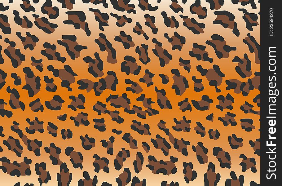 Big vector leopard spotted skin. Big vector leopard spotted skin