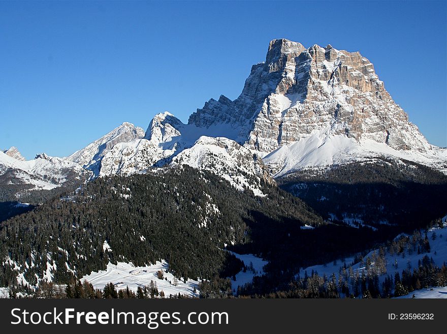 Alps Dolomites Pelmo Peak