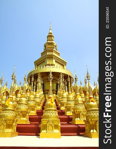 500 pagodas Buddhism temple at Saraburi,Thailand. 500 pagodas Buddhism temple at Saraburi,Thailand