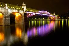 Bridge At Night Stock Images Bridge At Night Stock Images