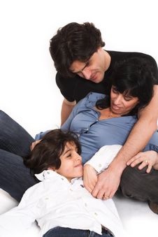 Happy Family Time Stock Image
