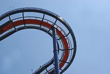 Detail Of A Roller Coaster Stock Image