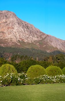 Mountain Landscape On A Sunny Royalty Free Stock Photos Mountain Landscape On A Sunny Royalty Free Stock Photos