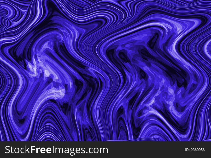 Liquid Blue Swirls Create a Mysterious Abstract Background. Liquid Blue Swirls Create a Mysterious Abstract Background.