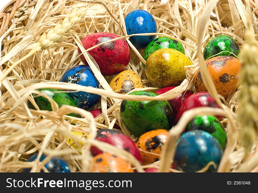 Easter Eggs In Nest