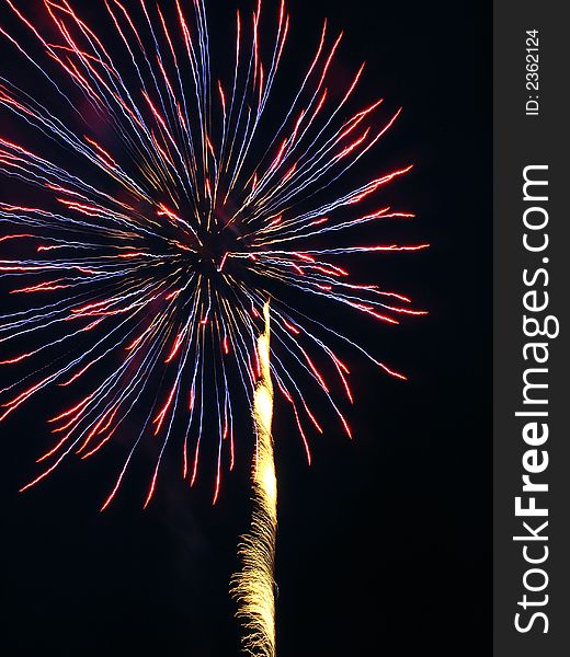 Beautiful fireworks with a crisp background. Beautiful fireworks with a crisp background.