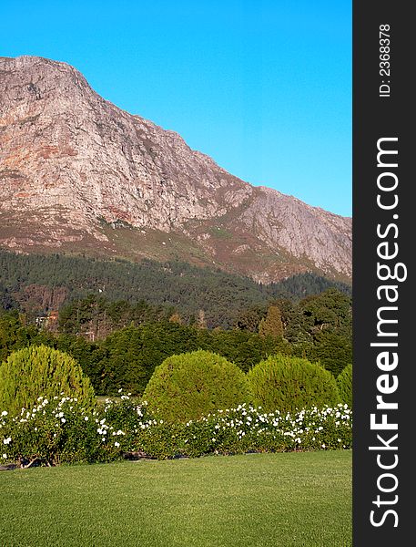 Mountain Landscape On A Sunny