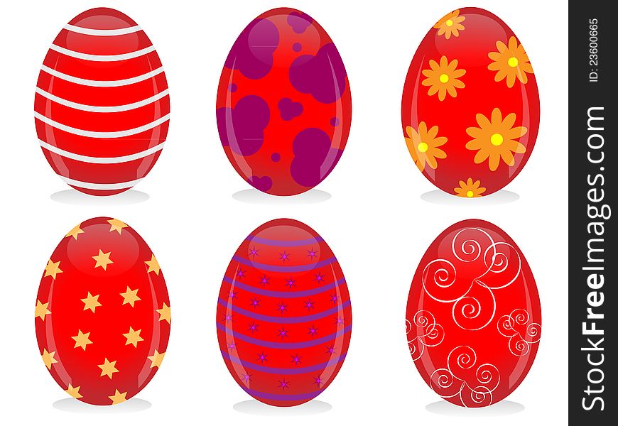 Colorful Easter Eggs