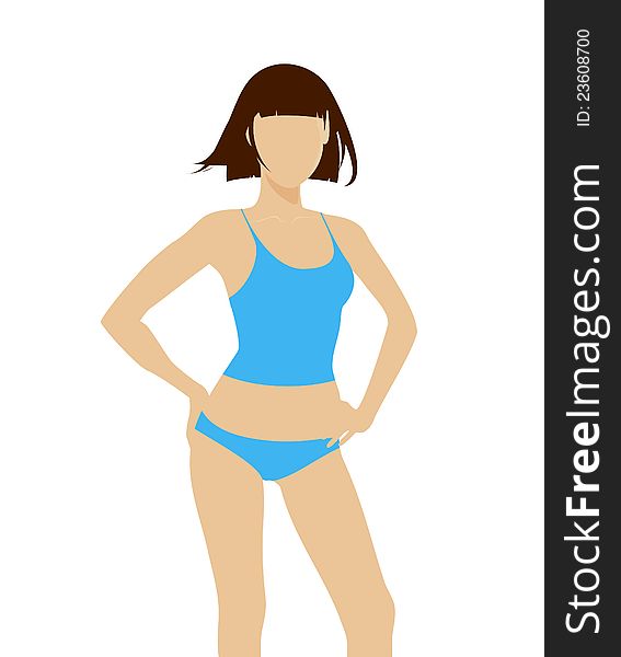 Woman underwear templates. Vector illustration (eps 8). Woman underwear templates. Vector illustration (eps 8)