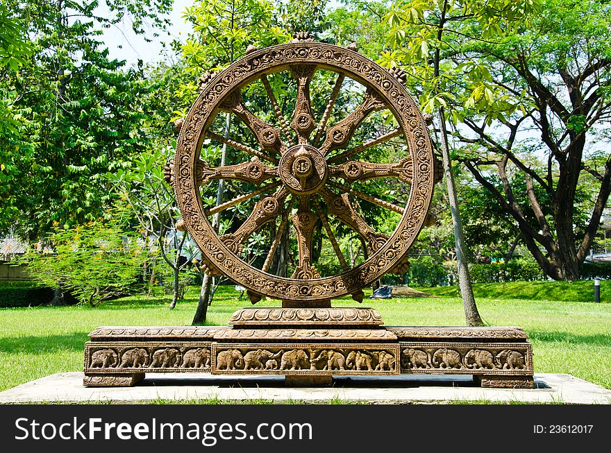 Wheel Of Dhamma Of Buddhism