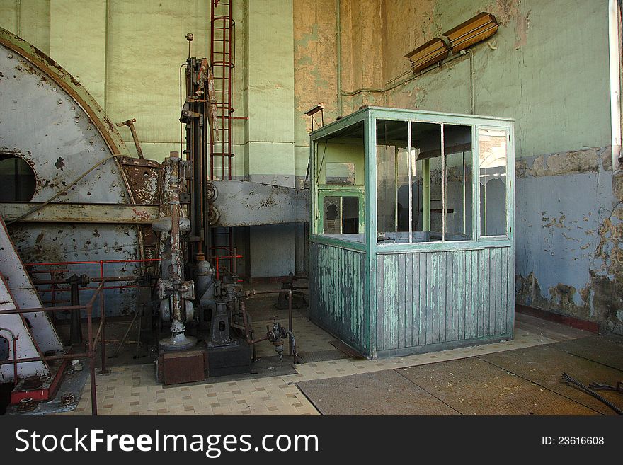 Engineroom Of Coalmine Waterschei