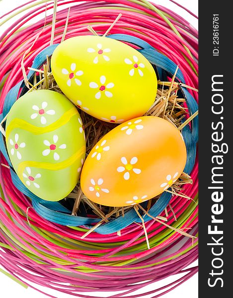 Easter eggs and decoration