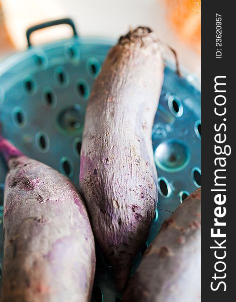 Fresh beet in electric steamer closeup. Fresh beet in electric steamer closeup