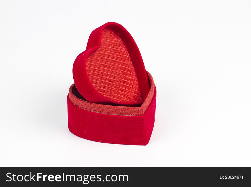 A gift box looking like  heart