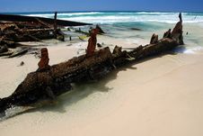 Maheno Shipwreck Royalty Free Stock Images Maheno Shipwreck Royalty Free Stock Images