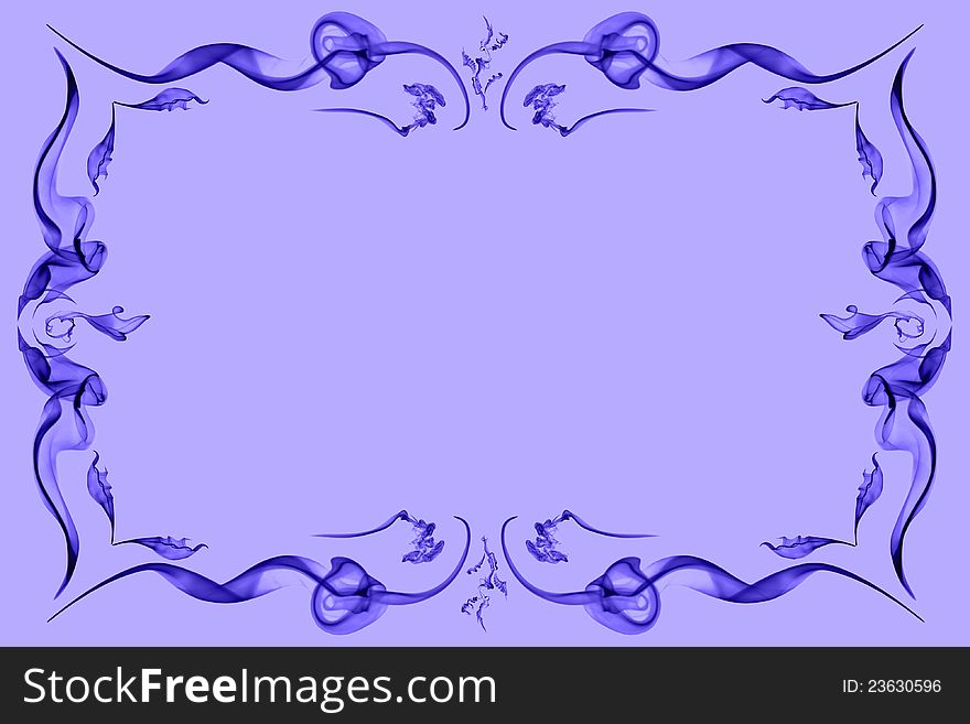 Lilac Abstract Color Frame