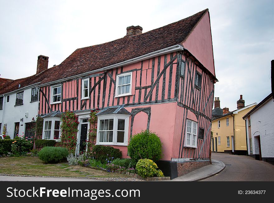 Timber-framed house, England, Cambridgeshire