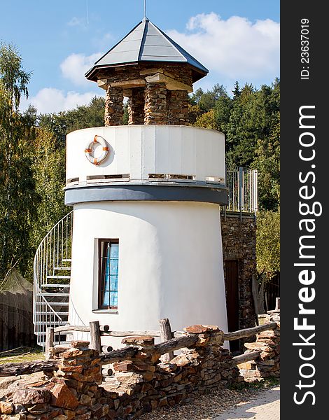 Lighthouse For Childs Play In Park