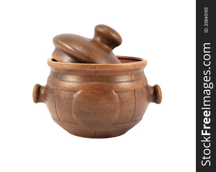 Ceramic Pot With  Cover