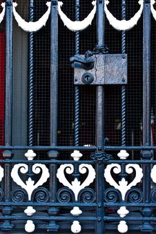 Steel Door Handle With Lock Stock Images Steel Door Handle With Lock Stock Images
