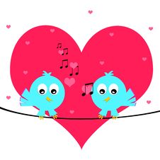 Love Birds Royalty Free Stock Photo Love Birds Royalty Free Stock Photo