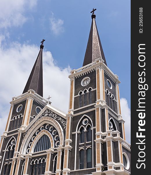 Christ church in Chantaburi, Thailand