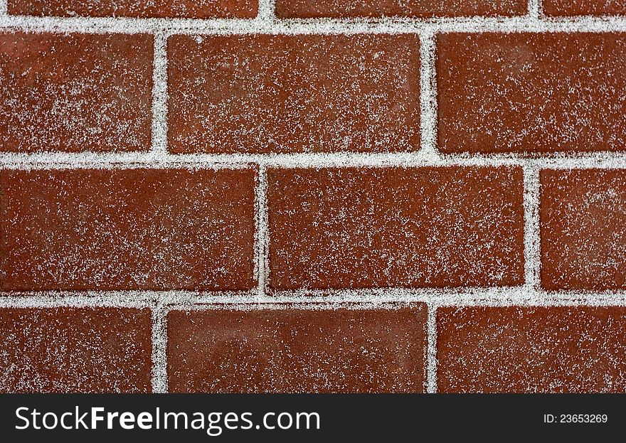 Brick masonry.