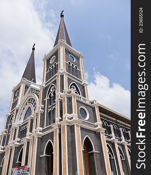 Christ church in Chantaburi, Thailand