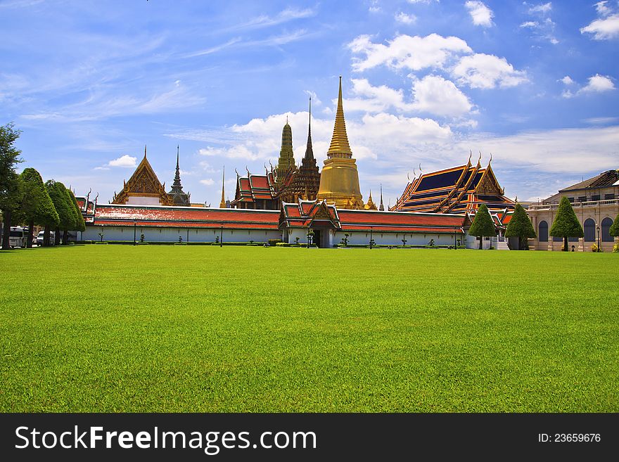 Phrakaew Temple in Bangkok of Thailand