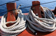Boat Ropes Royalty Free Stock Image