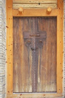 Wooden Door Stock Image