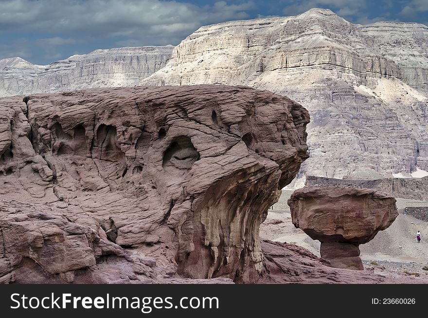 Geological Formations In Timna Park, Israel