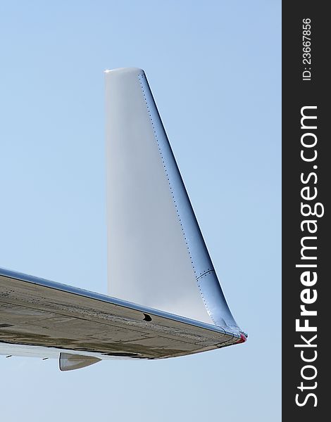 Aircraft wing fold, fly winglet. Aircraft wing fold, fly winglet
