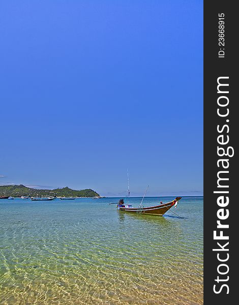 Long Tail Boat In Thailand