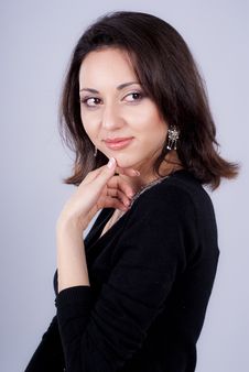 Enigmatic Look Of Girl Stock Photos Enigmatic Look Of Girl Stock Photos