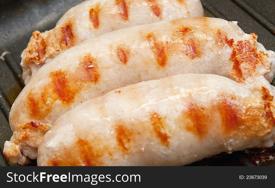 Delicious  Grilled Sausages