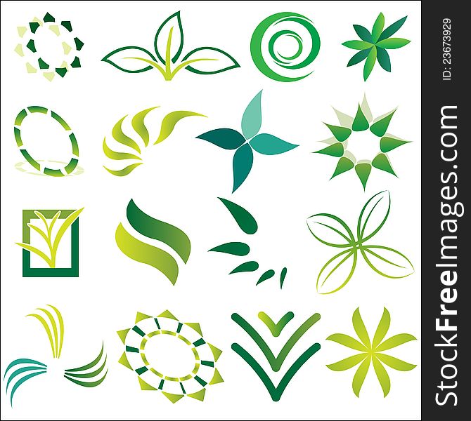 Green Ecological Logos