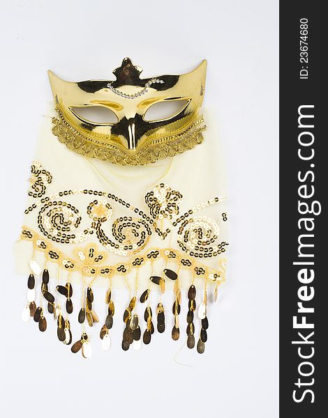 Turkish style belly dancer mask