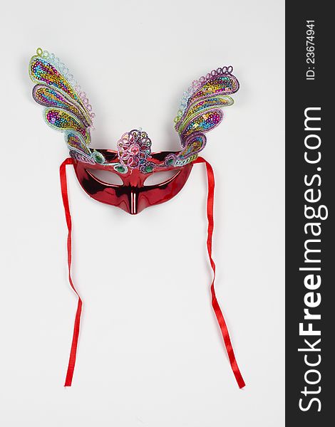 Colored mask for belly dancers and parties