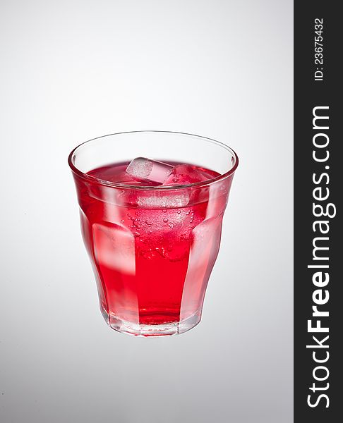 Red cranderry drink