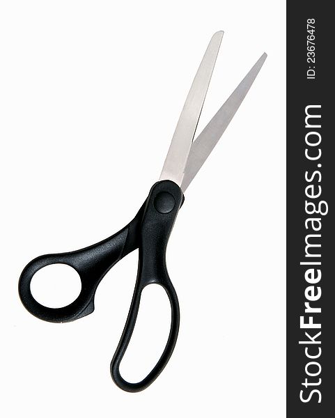 Open Scissors on white background. Open Scissors on white background